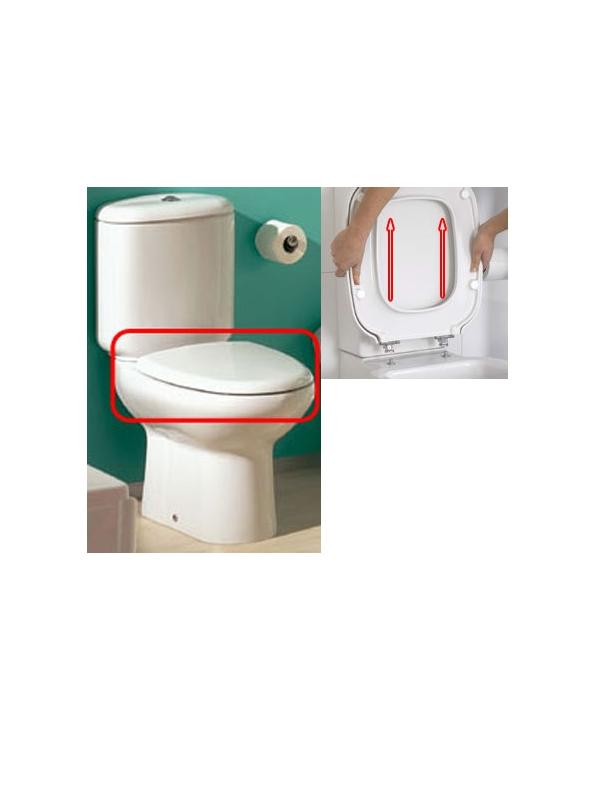 Tapa WC compatible Gala Diana Blanco - AC Baños